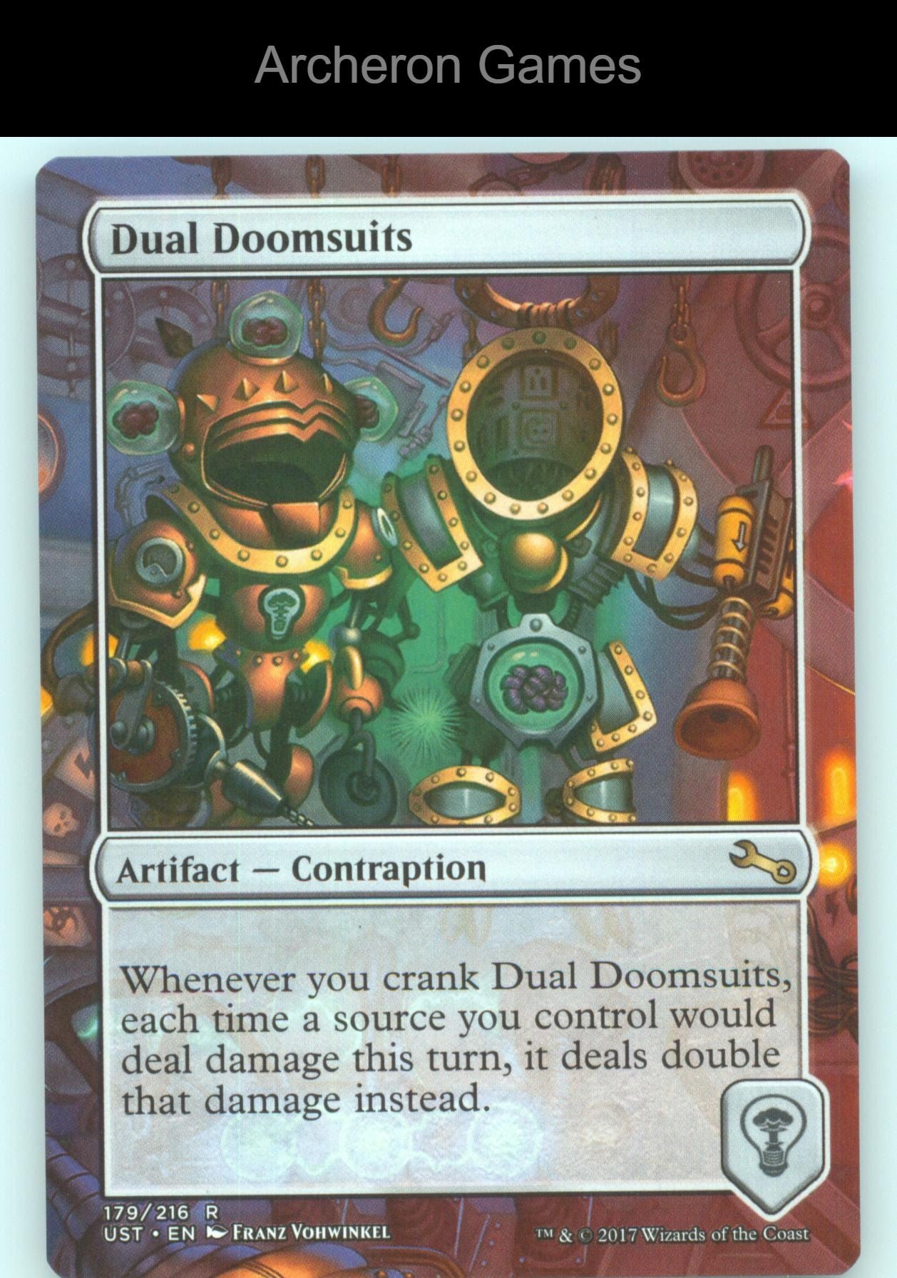 Dual Doomsuits 179 R MTG Card Unstable