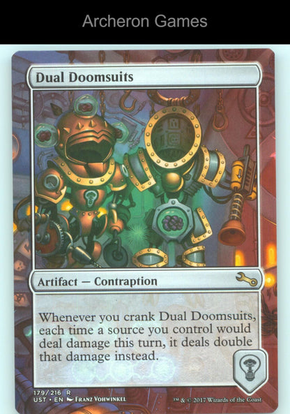 Dual Doomsuits 179 R MTG Card Unstable