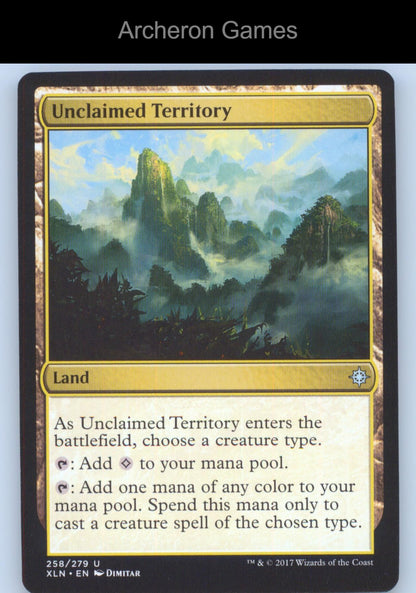Unclaimed Territory 258 UC MTG Card Ixalan