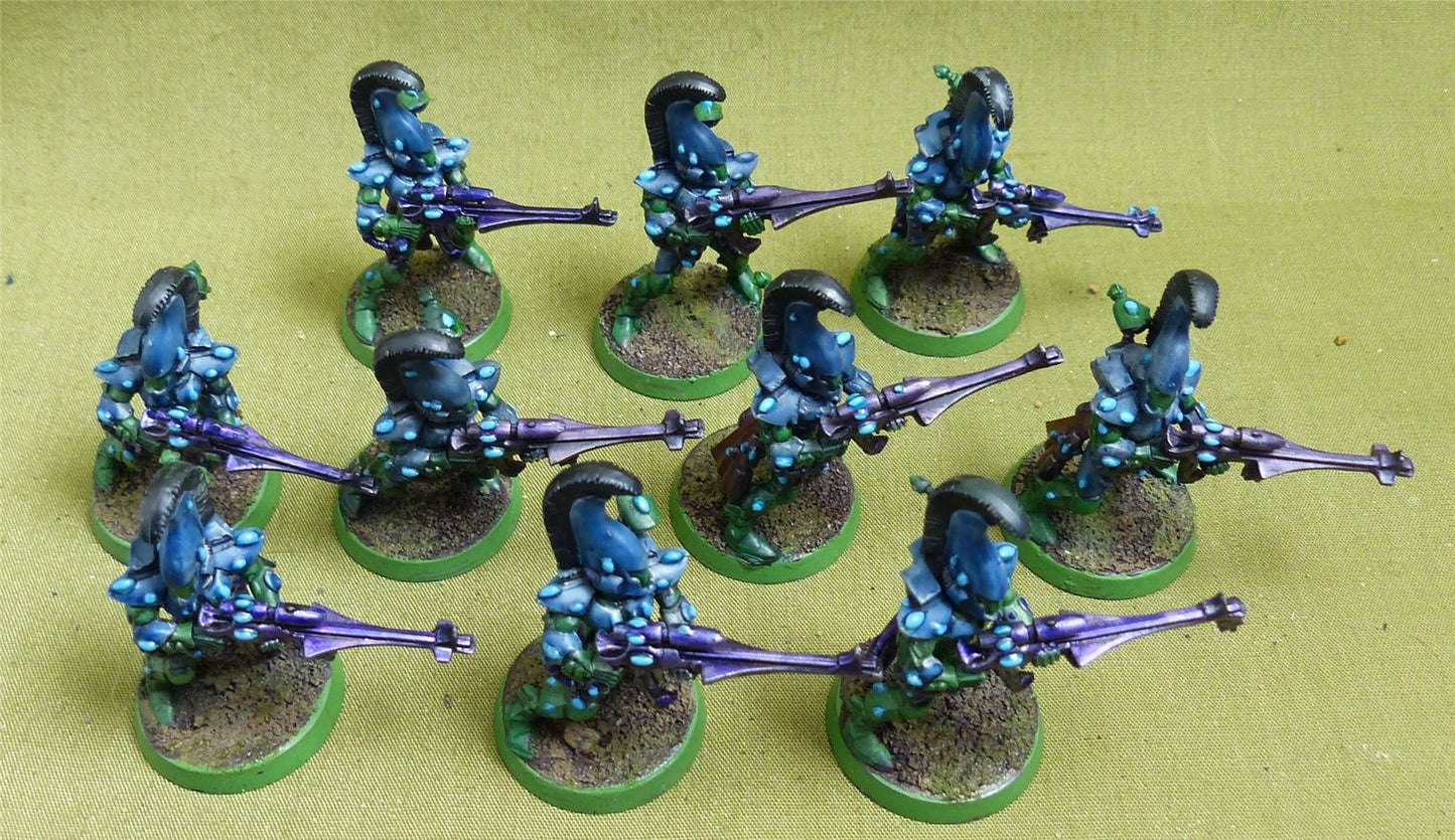 Dire Avengers set of 10 painted - Aeldari - Warhammer 40K #5SA