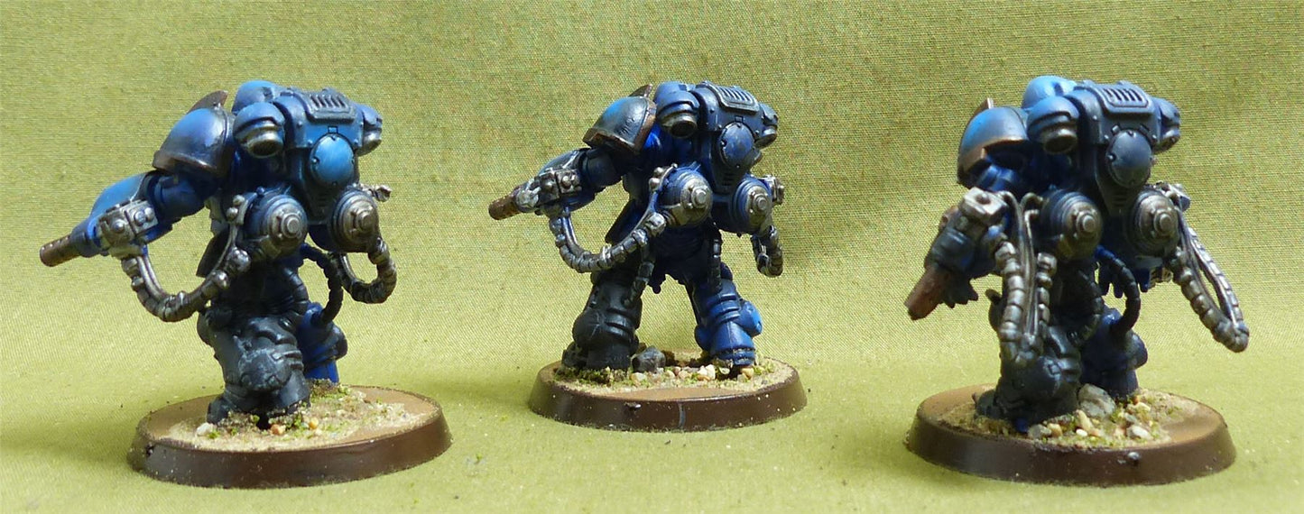 Aggressor Squad Painted - Ultramarines - Warhammer 40K #24T