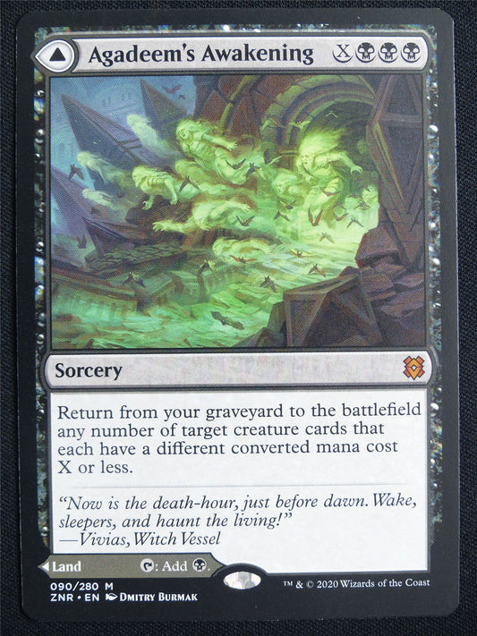 Agadeem's Awakening - ZNR - Mtg Card #21B