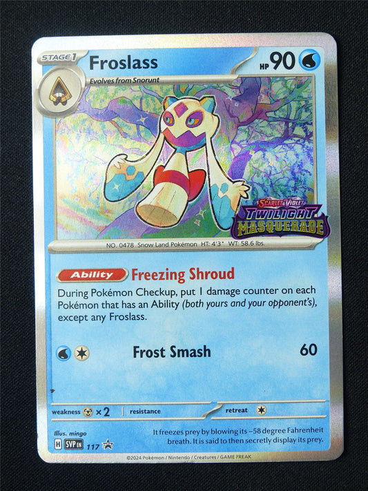 Froslass 117 Promo Twilight Masquerade stamped Holo - Pokemon Card #2QQ