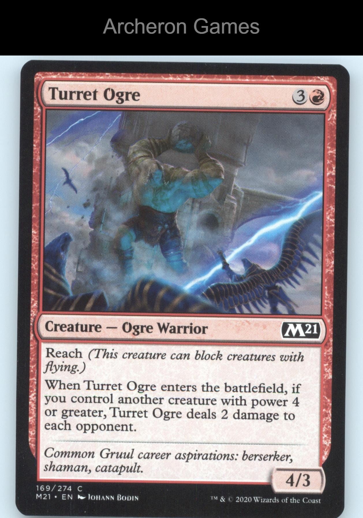 Turret Ogre 169 C MTG Card Core Set 2021