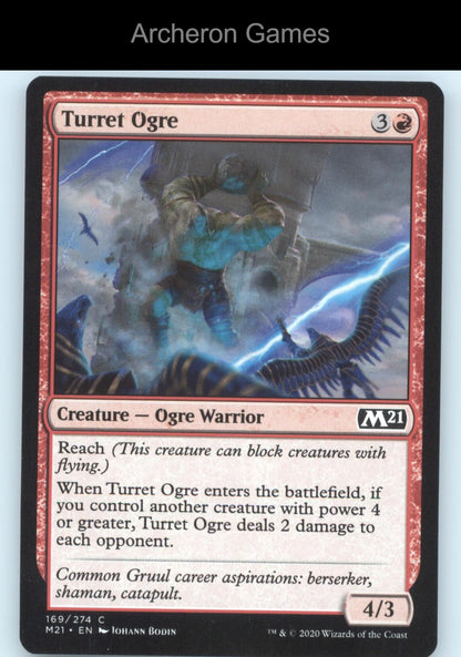 Turret Ogre 169 C MTG Card Core Set 2021