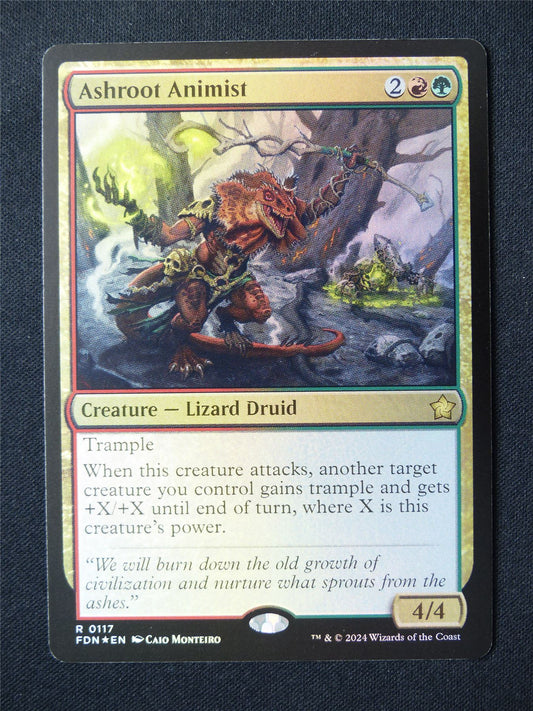Ashroot Animist Foil - FDN - Mtg Card #59E