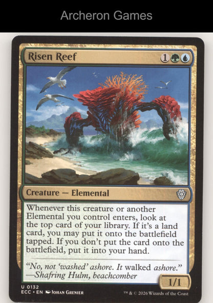 Risen Reef ECC 132 UC MTG Card Commander: Lorwyn Eclipsed