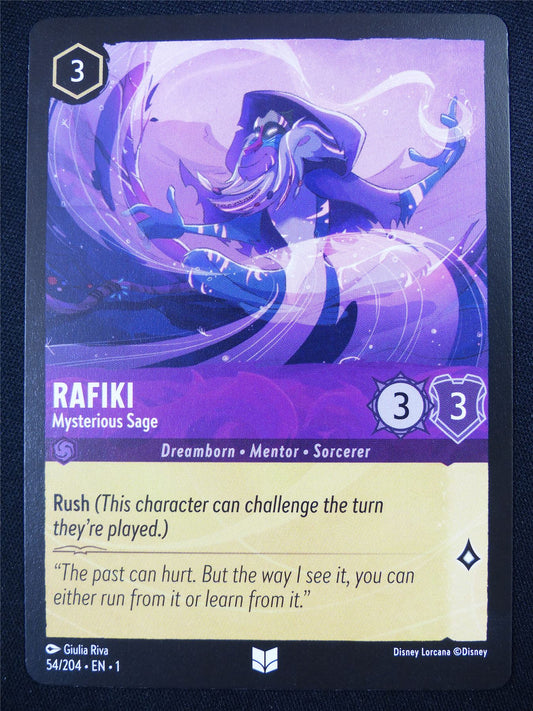 Rafiki Mysterious Sage 54/204 - Lorcana Card #4RP