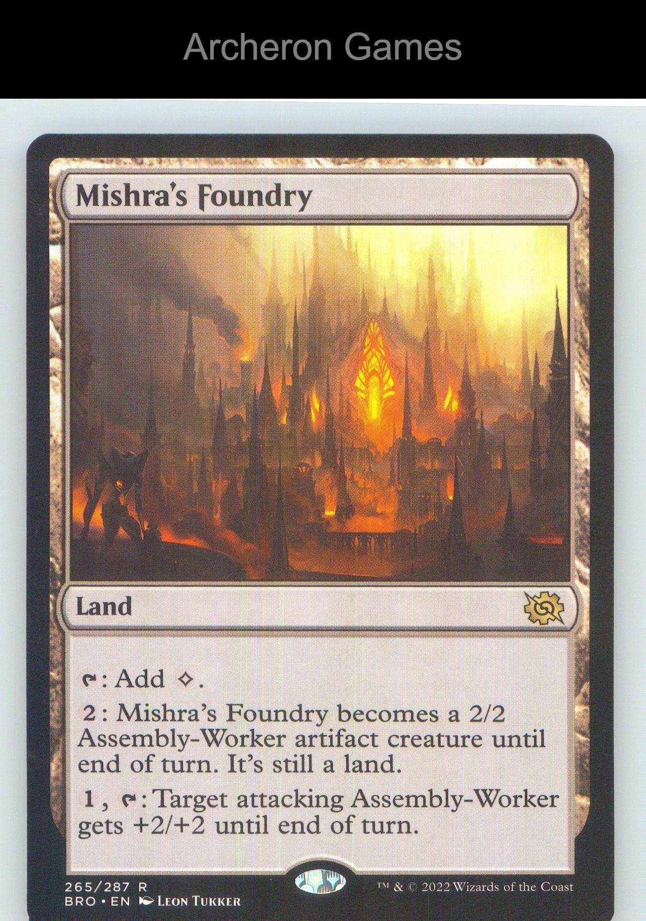 Mishra's Foundry BRO 265 R MTG Card NM/EX+