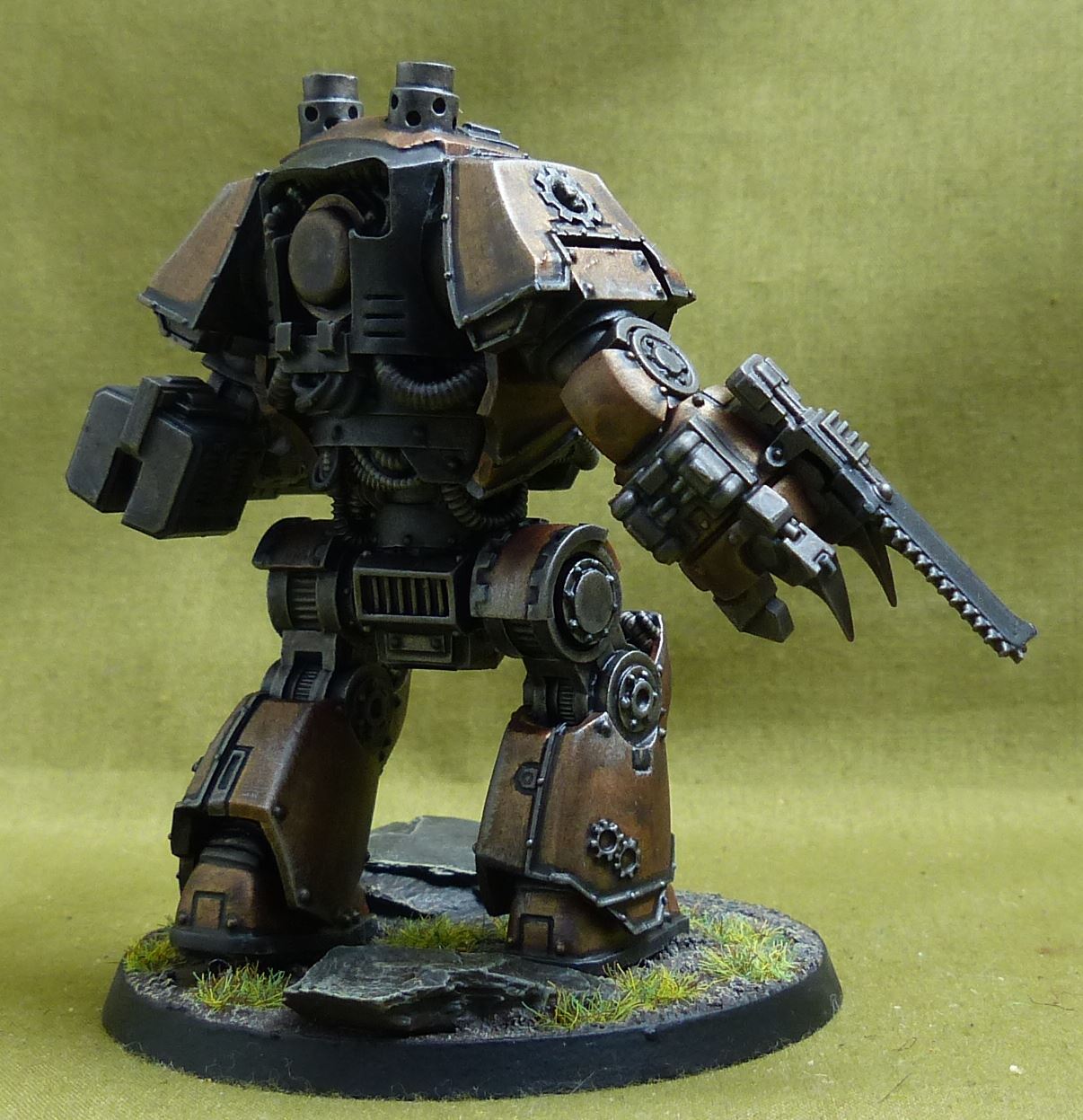 Contemptor Dreadnought painted - Iron Hands - Warhammer Horus Heresy #2M4
