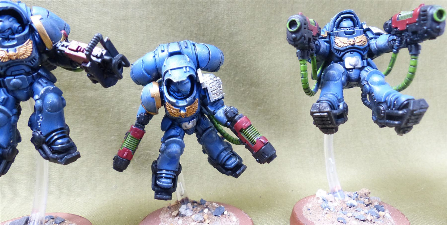 Space Marines - Inceptor Squad painted - Warhammer 40K #1A0