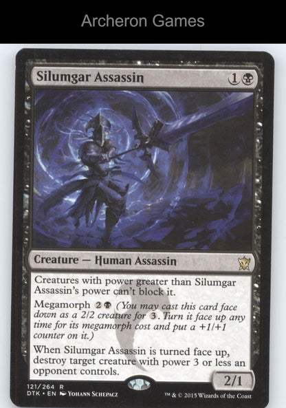 Silumgar Assassin 121 R MTG Card Dragons of Tarkir
