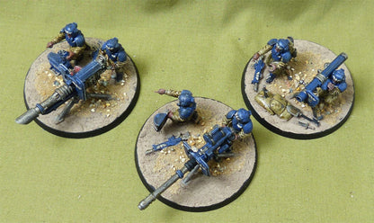 Heavy Weapons Squad painted - Astra Militarum - Warhammer 40K #2XR