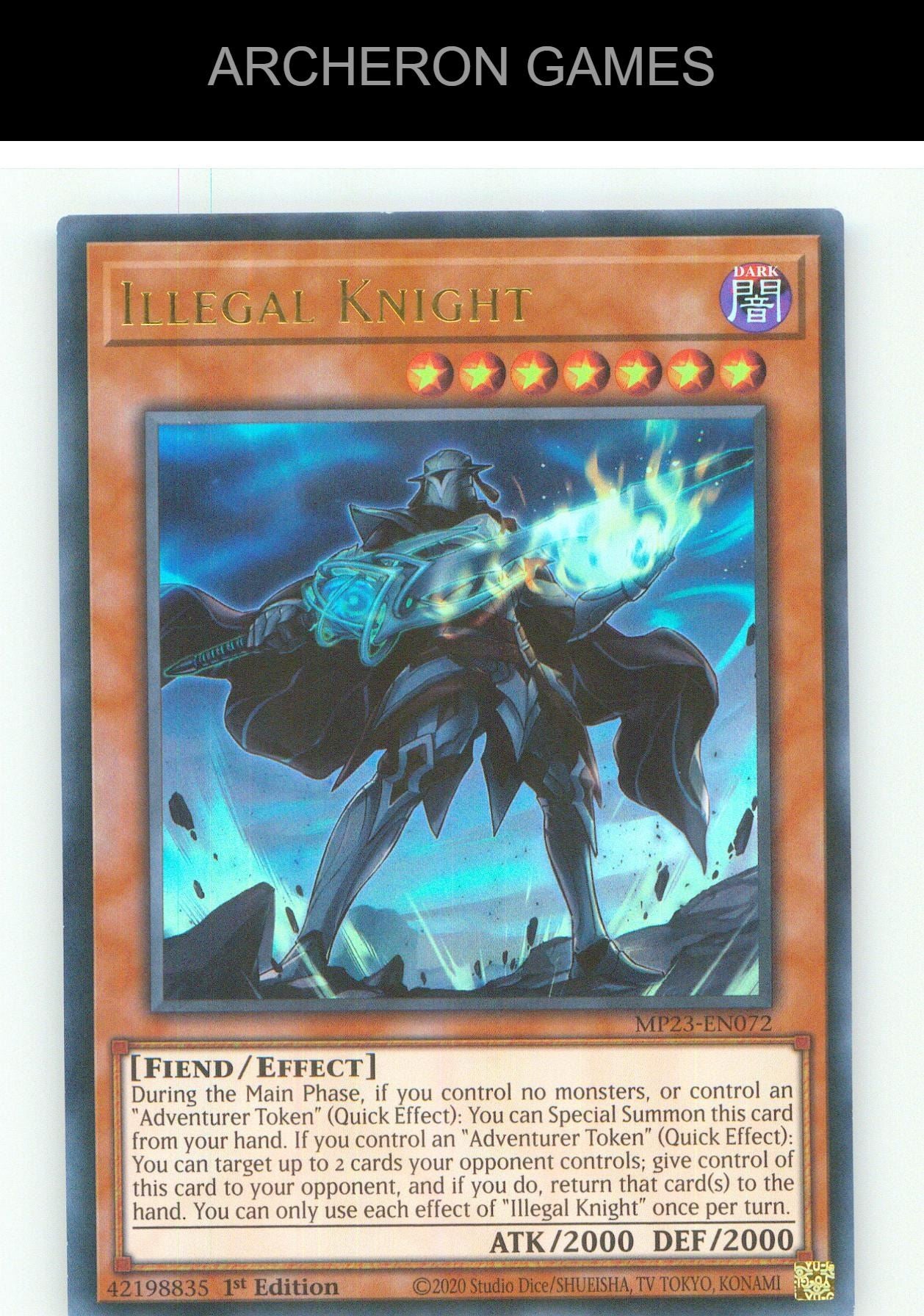 Illegal Knight UR YUGIOH Card 1st Edition