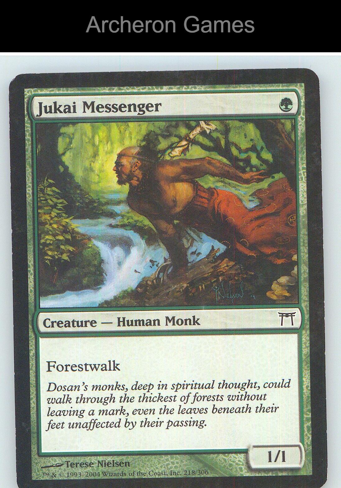 Jukai Messenger CHK 218 C MTG Card NM/EX+