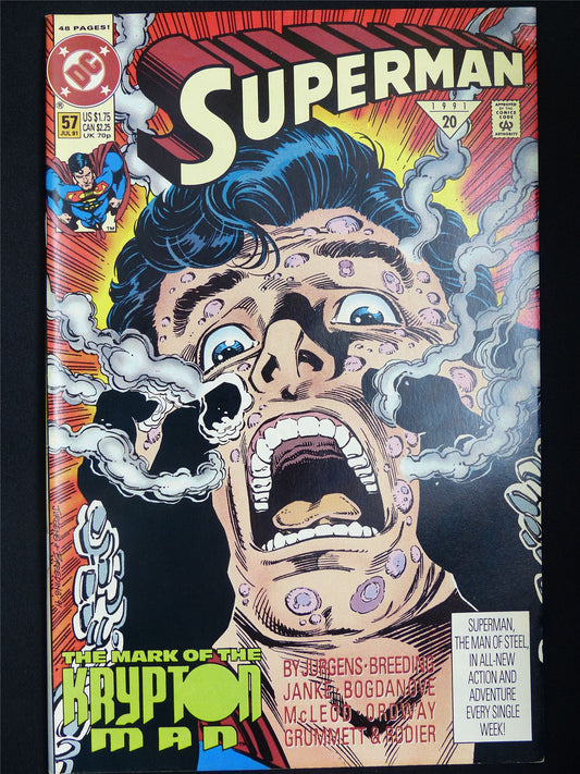 SUPERMAN #57 1991 - DC Comic #1R9