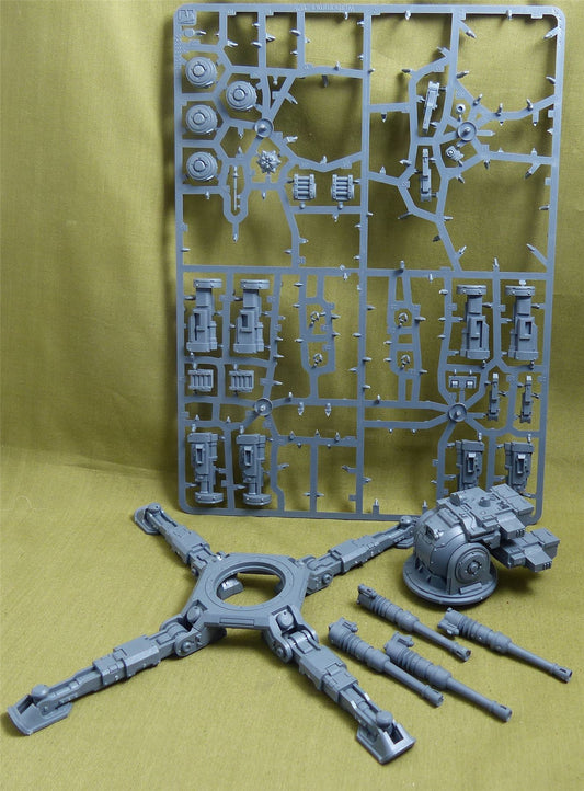 Araknae Quad Accelerator Platform part built - Saturnine - Warhammer HH #4Q5