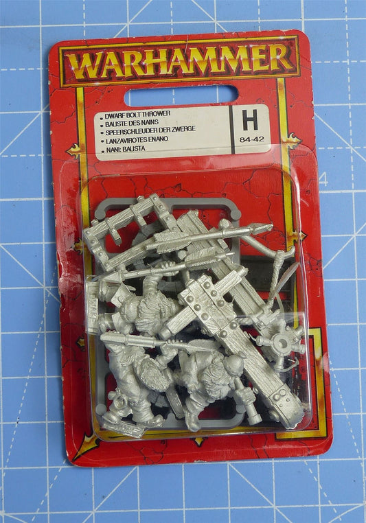 Dwarf Organ Gun Classic Metal Blister - Warhammer Old World #YN