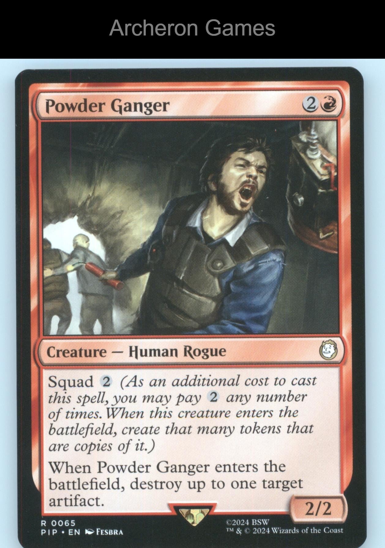 Powder Ganger 65 R MTG Card Universes Beyond: Fallout