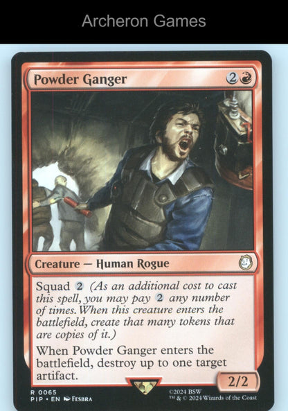 Powder Ganger 65 R MTG Card Universes Beyond: Fallout