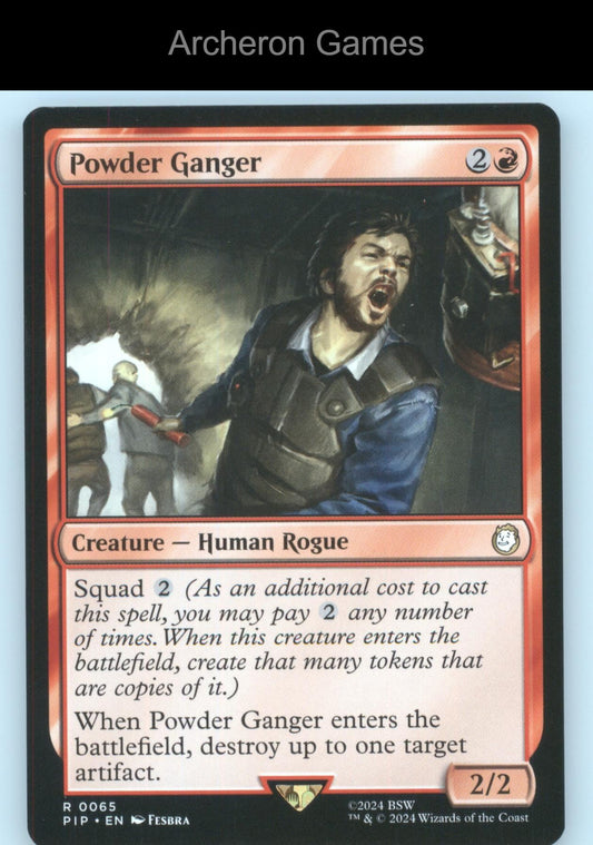 Powder Ganger 65 R MTG Card Universes Beyond: Fallout