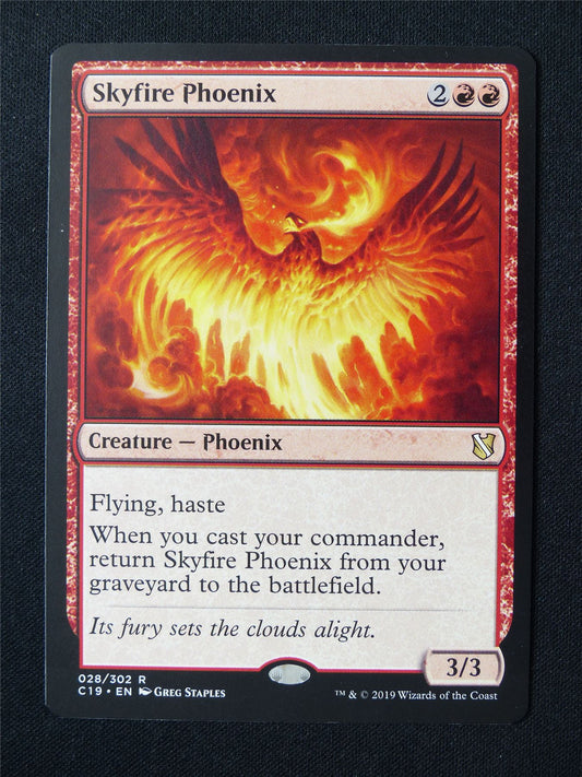 Skyfire Phoenix - C19 - Mtg Card #5CP