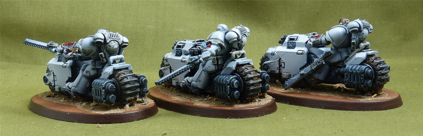 Outriders painted - White Scars - Warhammer 40K #4PK