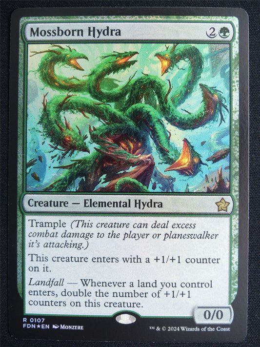 Mossborn Hydra Foil - FDN - Mtg Card #4KC