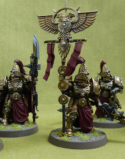 Custodian Wardens Vexilus Praetor painted - Adeptus Costudes - Warhammer 40K #1YI