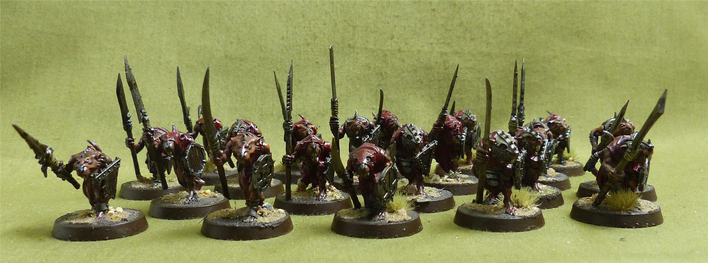 Clanrats painted - Skaven - Warhammer AoS #16K