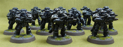 MKIII Tactical Squad set of 10 painted - Iron Hands - Warhammer Horus Heresy #2QJ