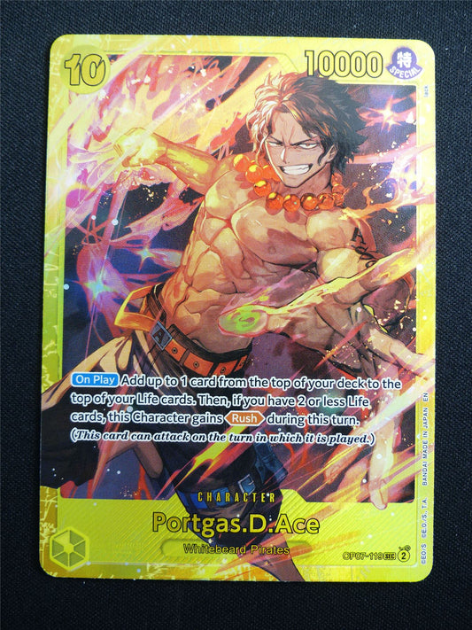 Portgas.D.Ace OP07-119 SEC Foil - One Piece Card #3KK