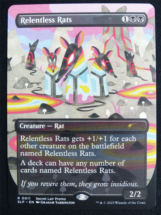 Relentless Rats Borderless - SLP - Mtg Card #4NE
