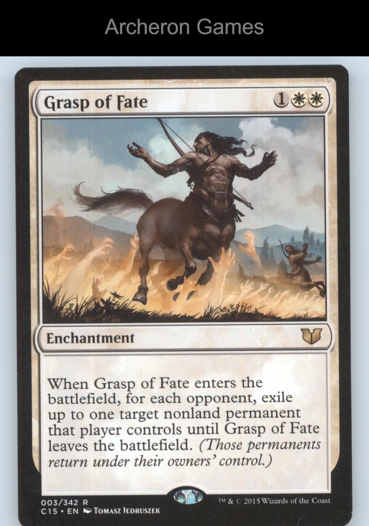 Grasp of Fate 3 R MTG Card Commander 2015