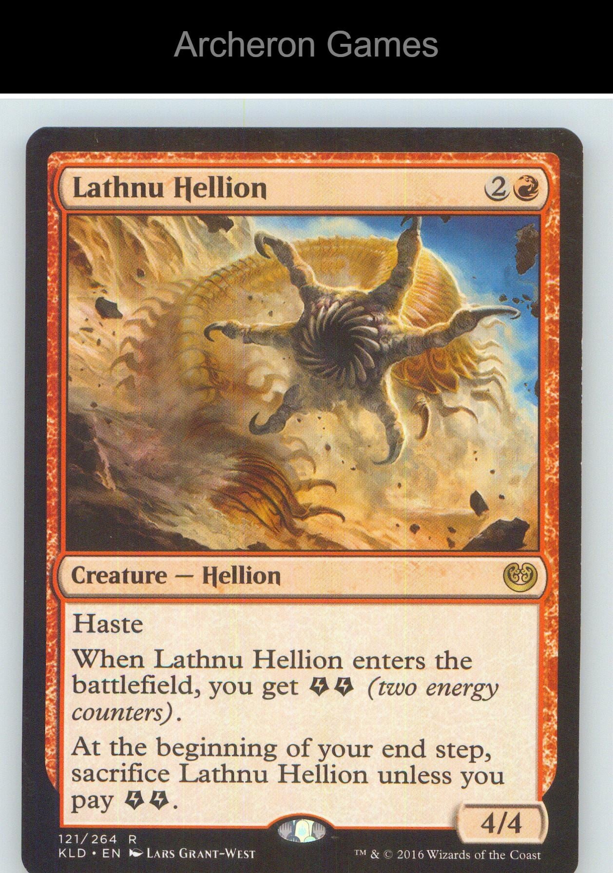 Lathnu Hellion KLD 121 R MTG Card NM/EX+