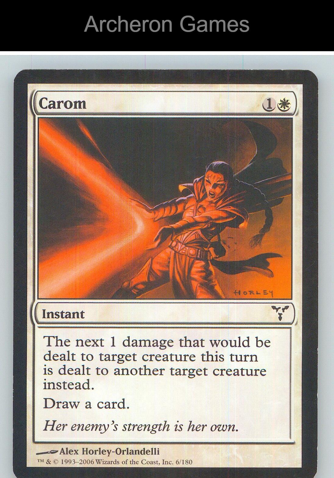 Carom DIS 6 C MTG Card NM/EX+