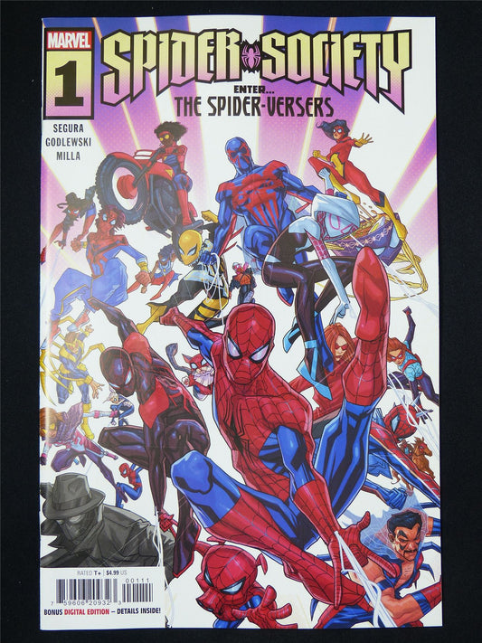 SPIDER-SOCIETY Enter the Spider-Verse #1 - B&B Oct 2024 Marvel Comic #1L