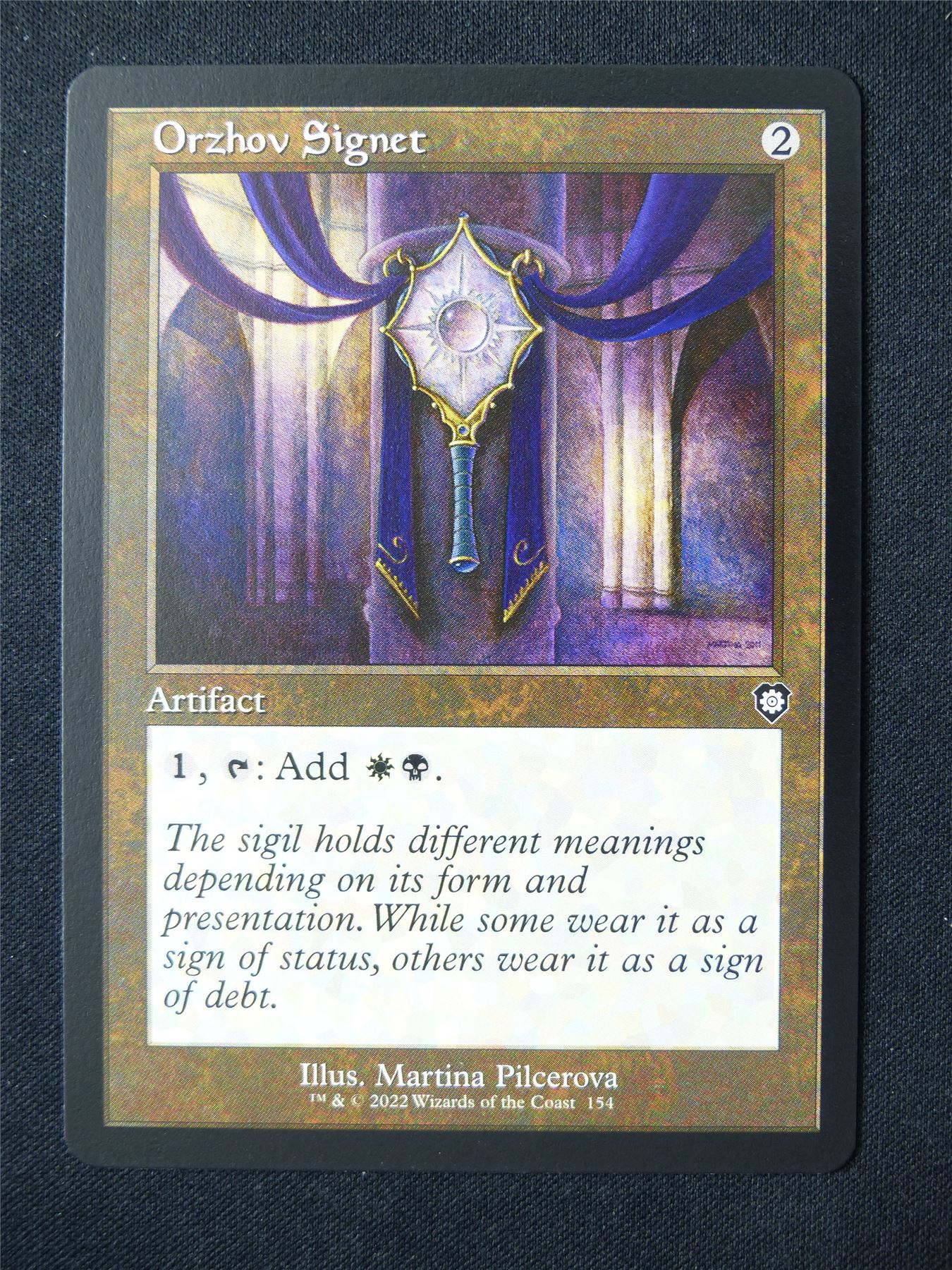Orzhov Signet Retro - BRC - Mtg Card #5IJ