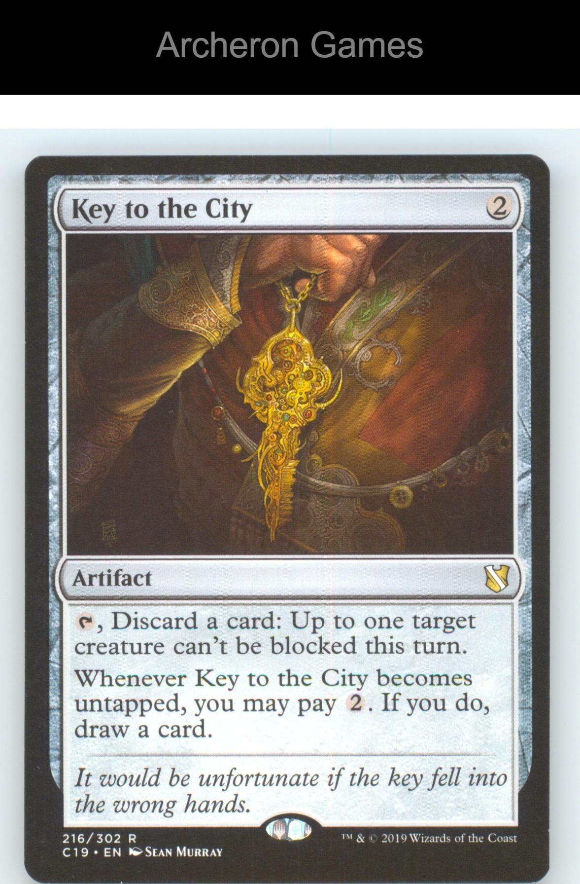 Key to the City C19 216 R MTG Card NM/EX+