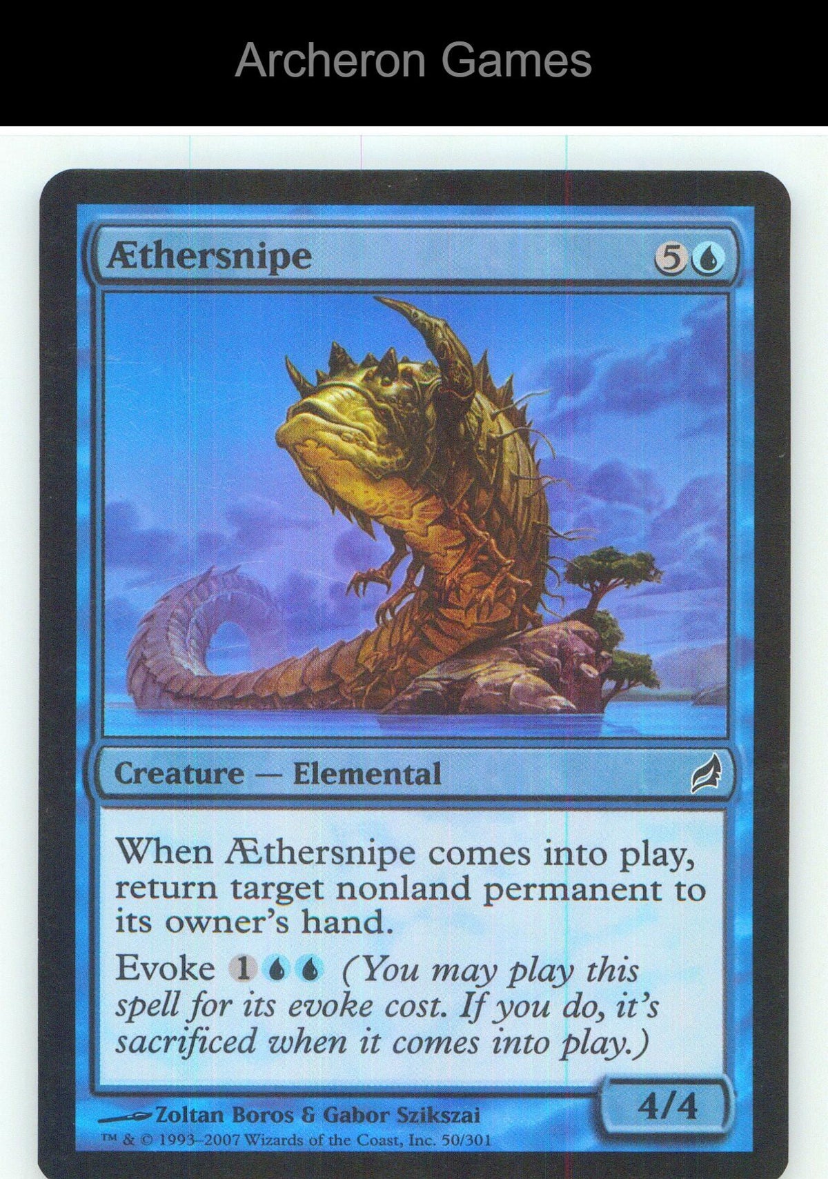 Aethersnipe LRW 50 C MTG Card NM/EX+ Foil