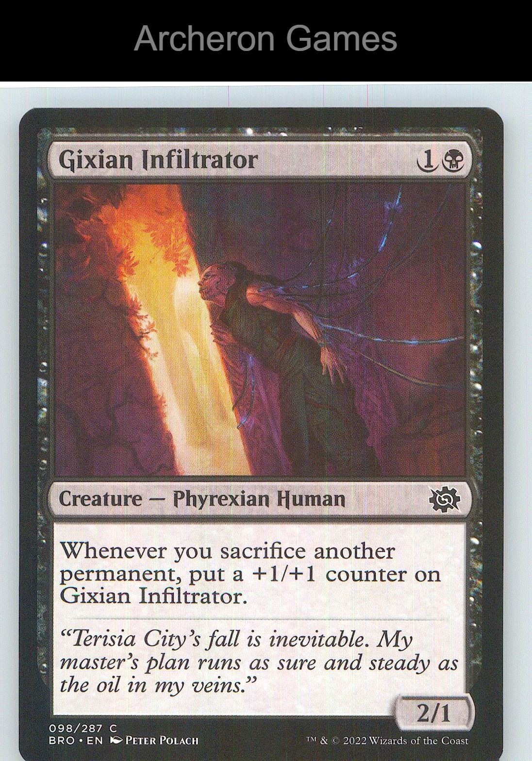 Gixian Infiltrator BRO 98 C MTG Card NM/EX+