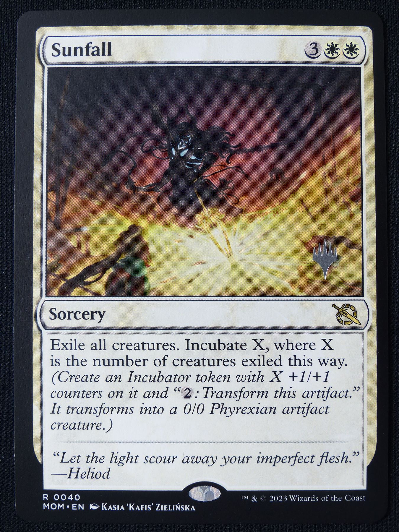 Sunfall Promo stamped - MOM - Mtg Card #1OO