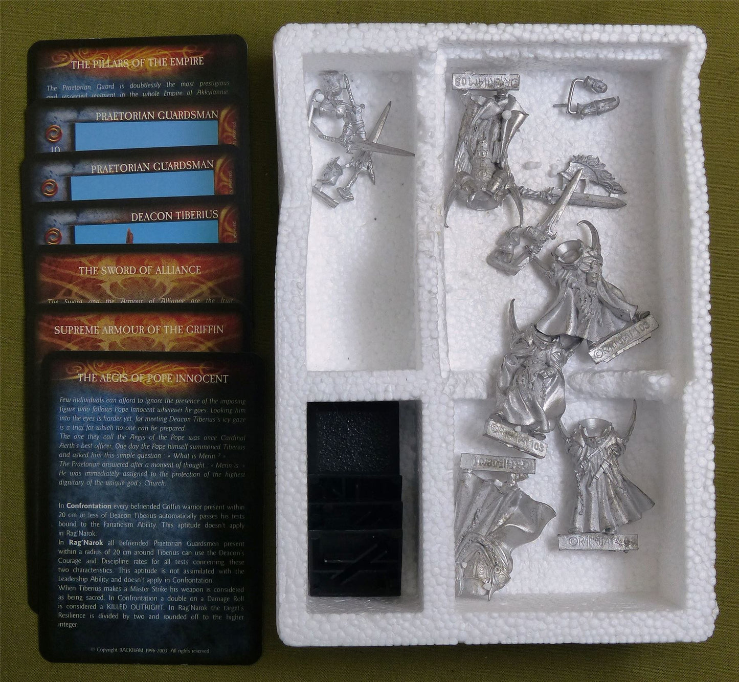 Confrontation Garde Pretorienne: Les Piliers De L'Empire - Rackham Metal Minis OOP #25A