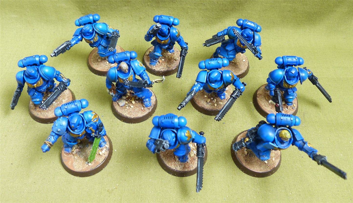 Assault Intercessor Squad painted - Space Marines - Warhammer 40K #6UI