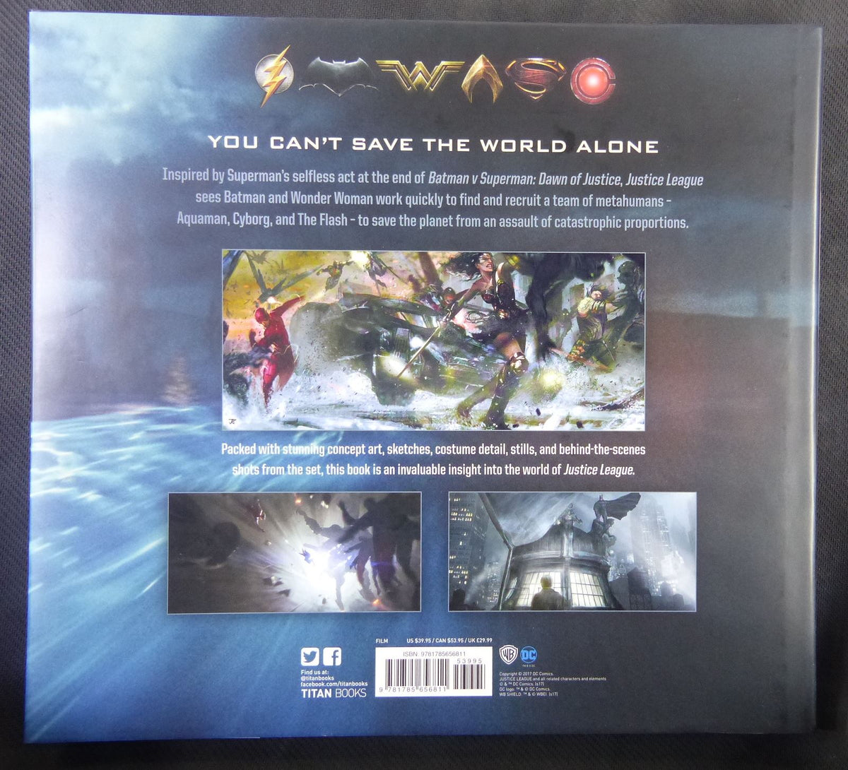 Justice League - The Art Of The Film - Art Book Hardback #1D3