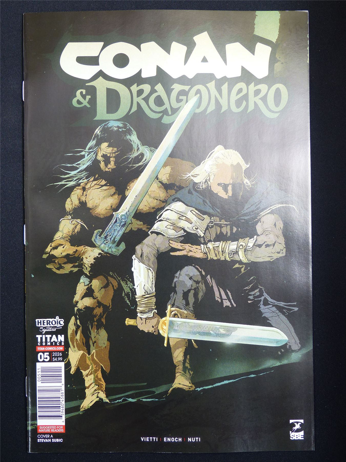 CONAN & Dragonero #5 Cvr A - Oct 2026 Titan Comic #4NJ