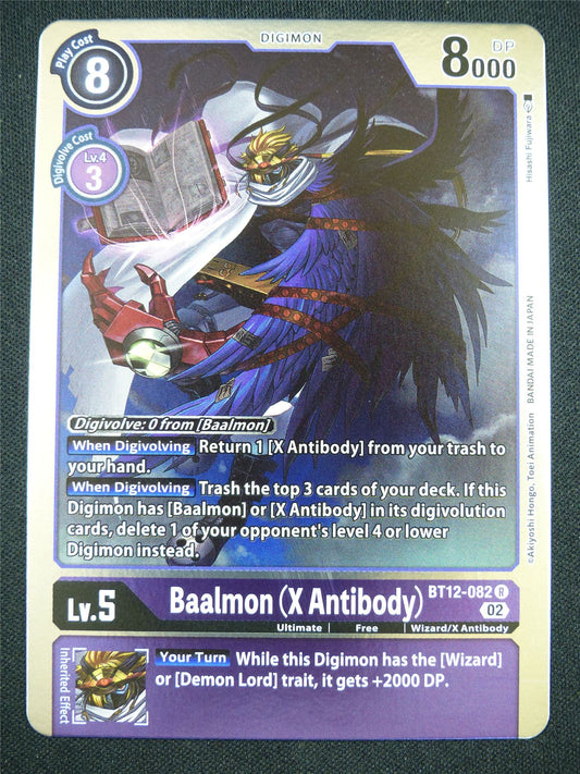 Baalmon X Antibody BT12-082 R - Digimon Card #KQ