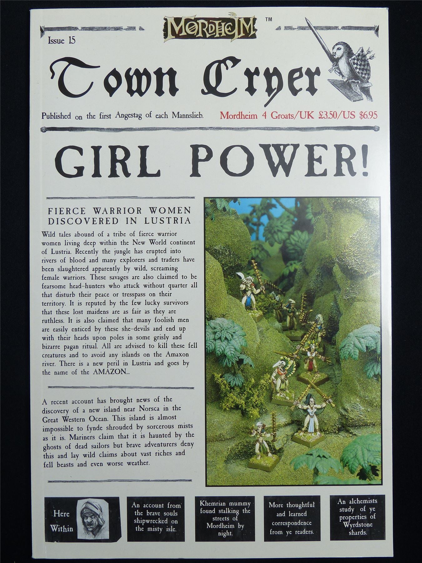 Mordheim: Town Cryer #15 Girl Power! - Games Workshop Magazine #1MZ