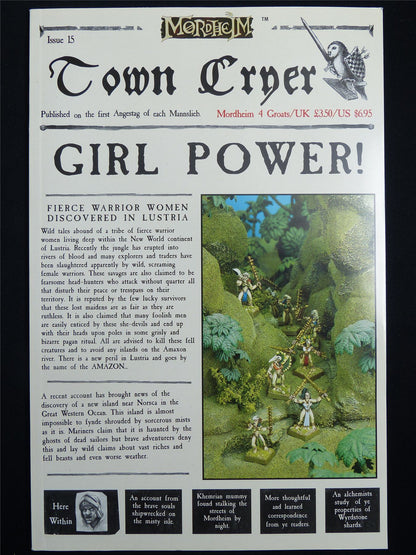 Mordheim: Town Cryer #15 Girl Power! - Games Workshop Magazine #1MZ