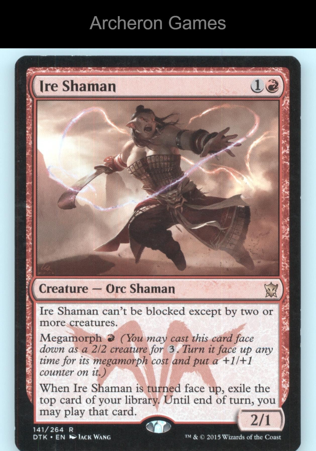 Ire Shaman 141 R MTG Card Dragons of Tarkir